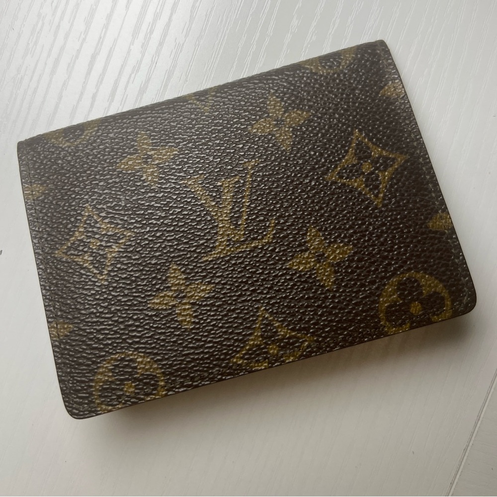 💎⭐️LOUIS VUITTON⭐️💎 Monogram Card Pass Card Case Holder {24453}